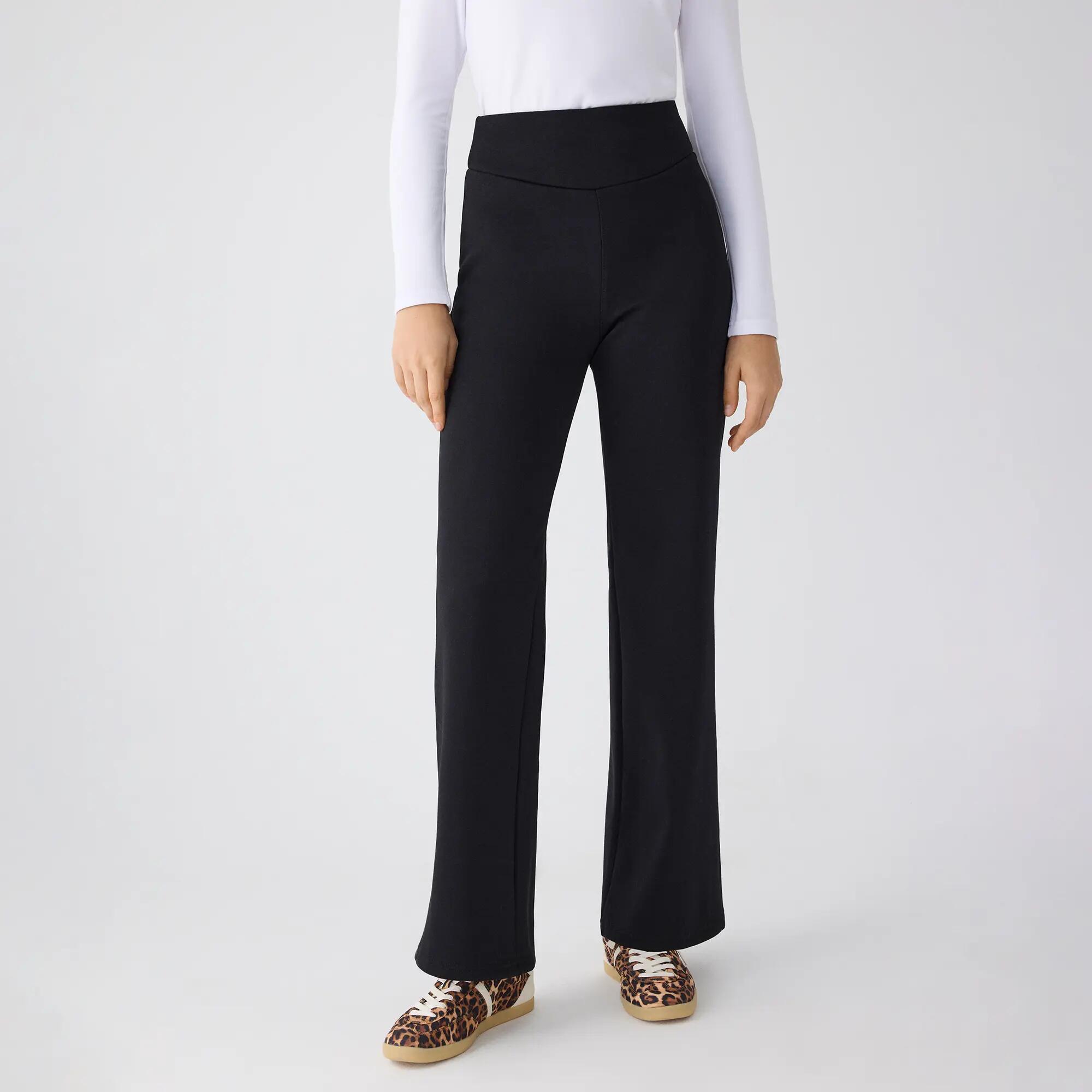 TÉRMICO Leggings anchos ultra cálidos algodón negros 3/6