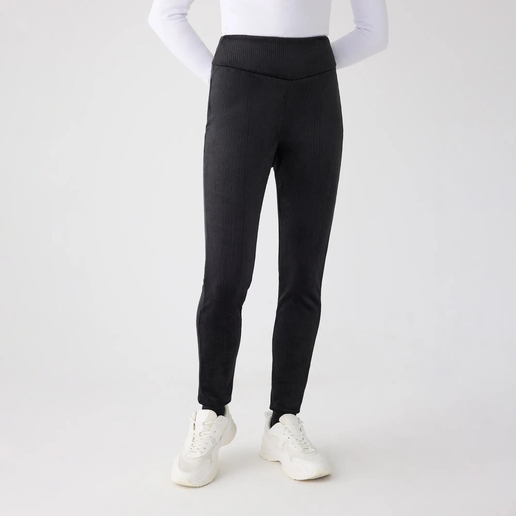 ULTRA TÉRMICO Leggings afelpados efecto pana negro 2/5