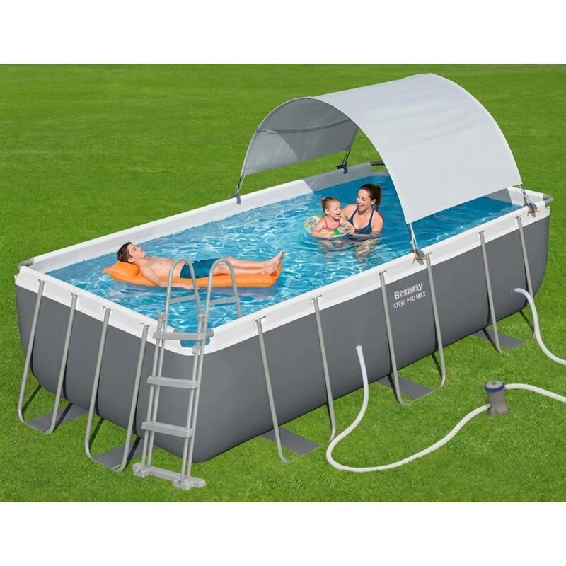 Bestway Gölgelikli Prefabrik Havuz Seti 404 cm x 201 cm x 100 cm 56441 BW593