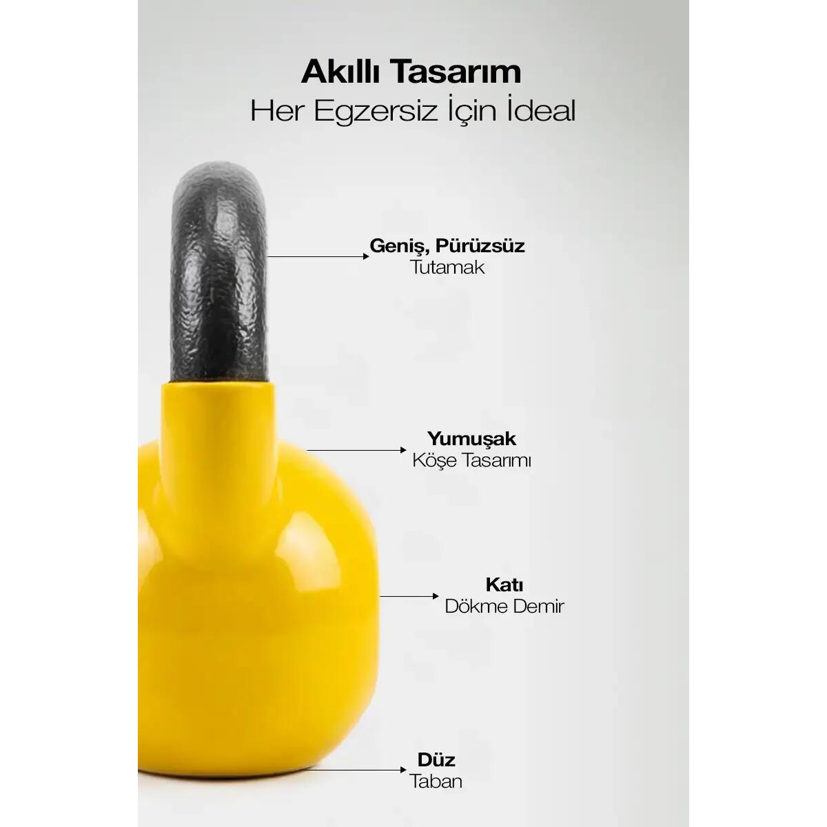 Proforce Döküm Kettlebell - 4Kg