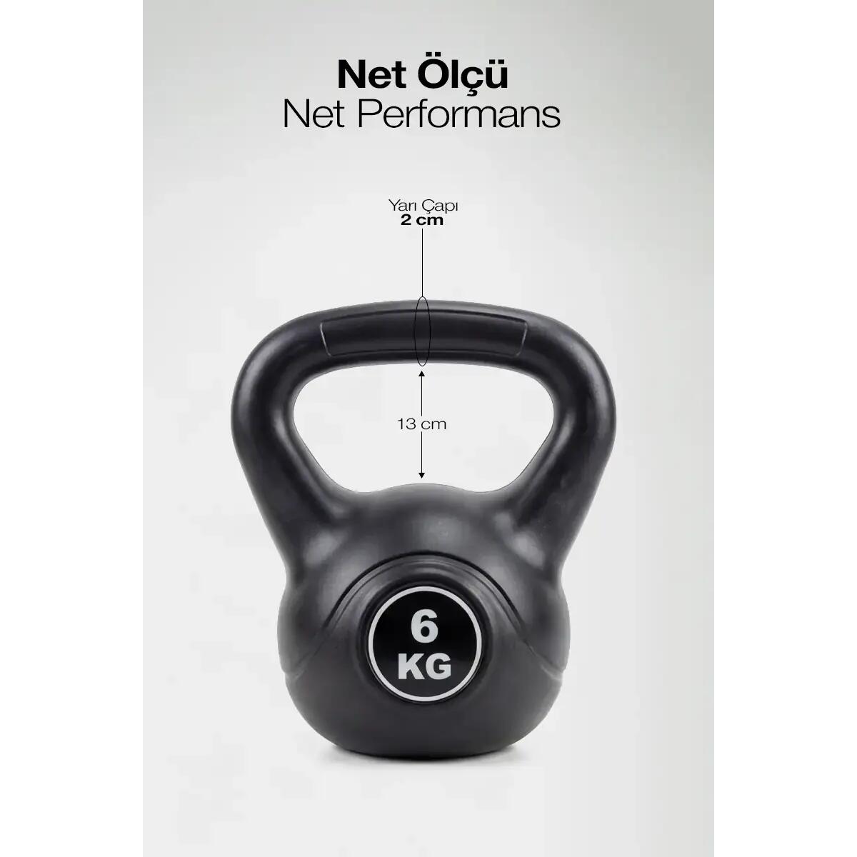 Proforce - Plastik Kettlebell - 6Kg