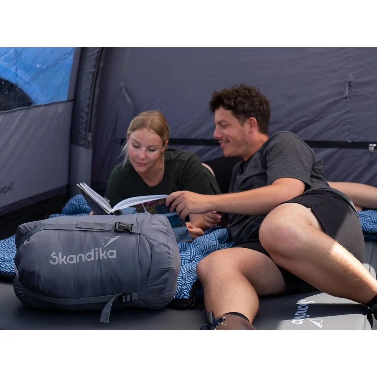 Gebraucht - Doppel-Isomatte Easy 3D Premium Flex – 2 Personen – mit USB-Pumpe 13/15