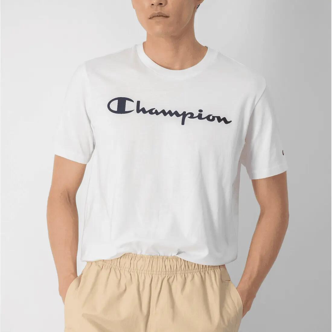Maglia a maniche corte Champion modello 218531-WW001 per uomini 2/5