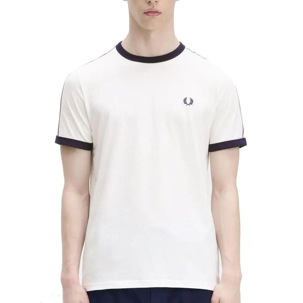 Contrast trim T-shirt with band Fred Perry 1/7