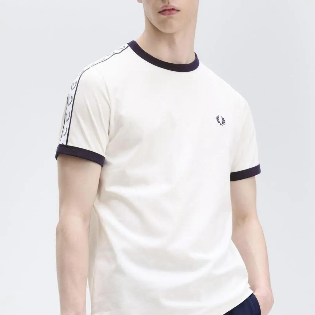 Contrast trim T-shirt with band Fred Perry 4/7