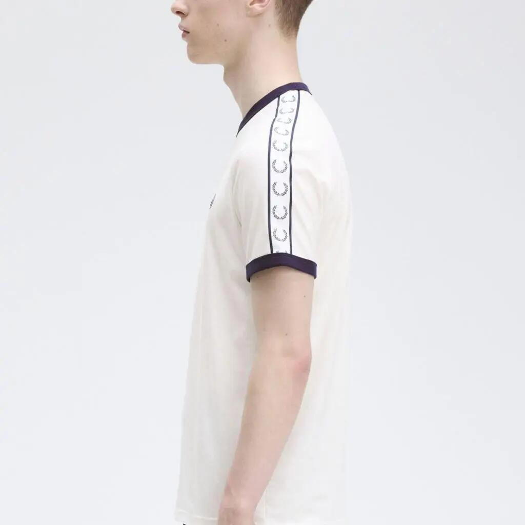 Contrast trim T-shirt with band Fred Perry 3/7