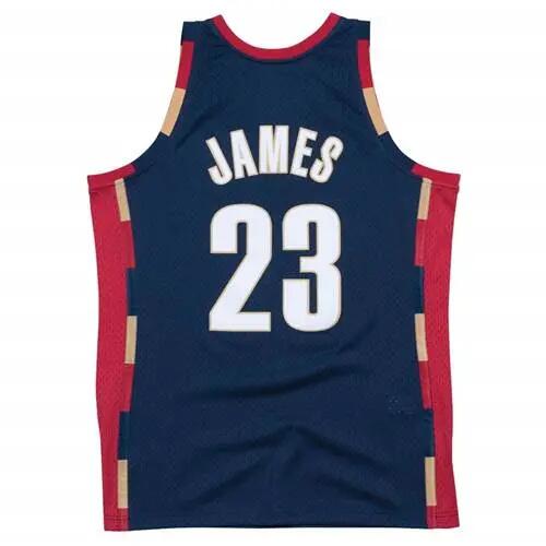 Magliette basket uomo Mitchell & Ness Cleveland Cavaliers Lebron James Nba 0809 2/5