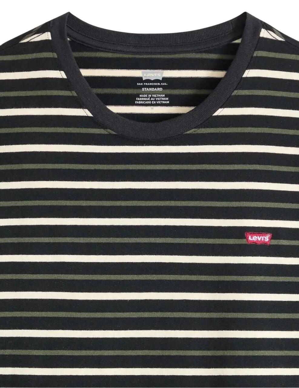 Maglietta da uomo Levis originale con logo Multicolor. 5/6