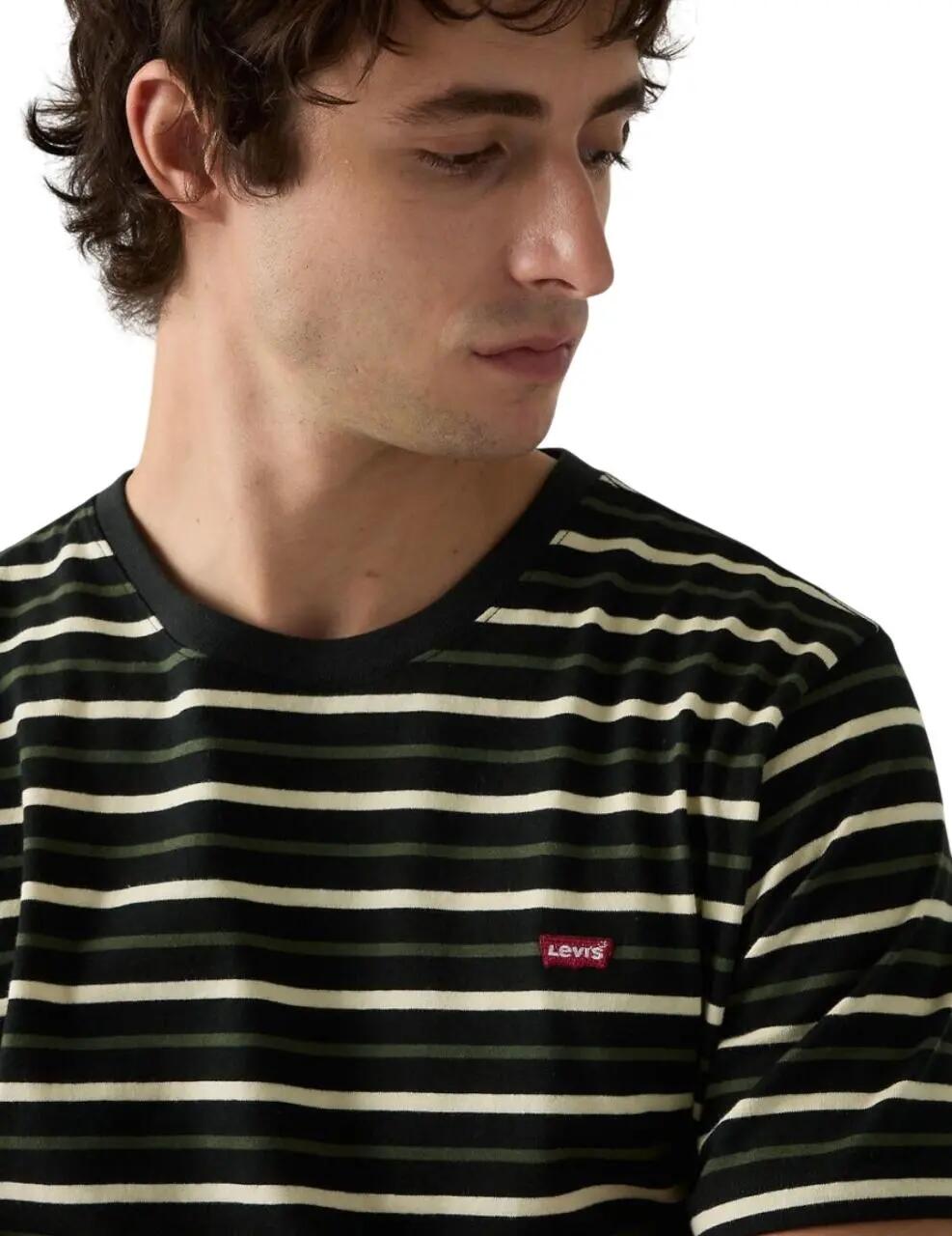 Maglietta da uomo Levis originale con logo Multicolor. 4/6