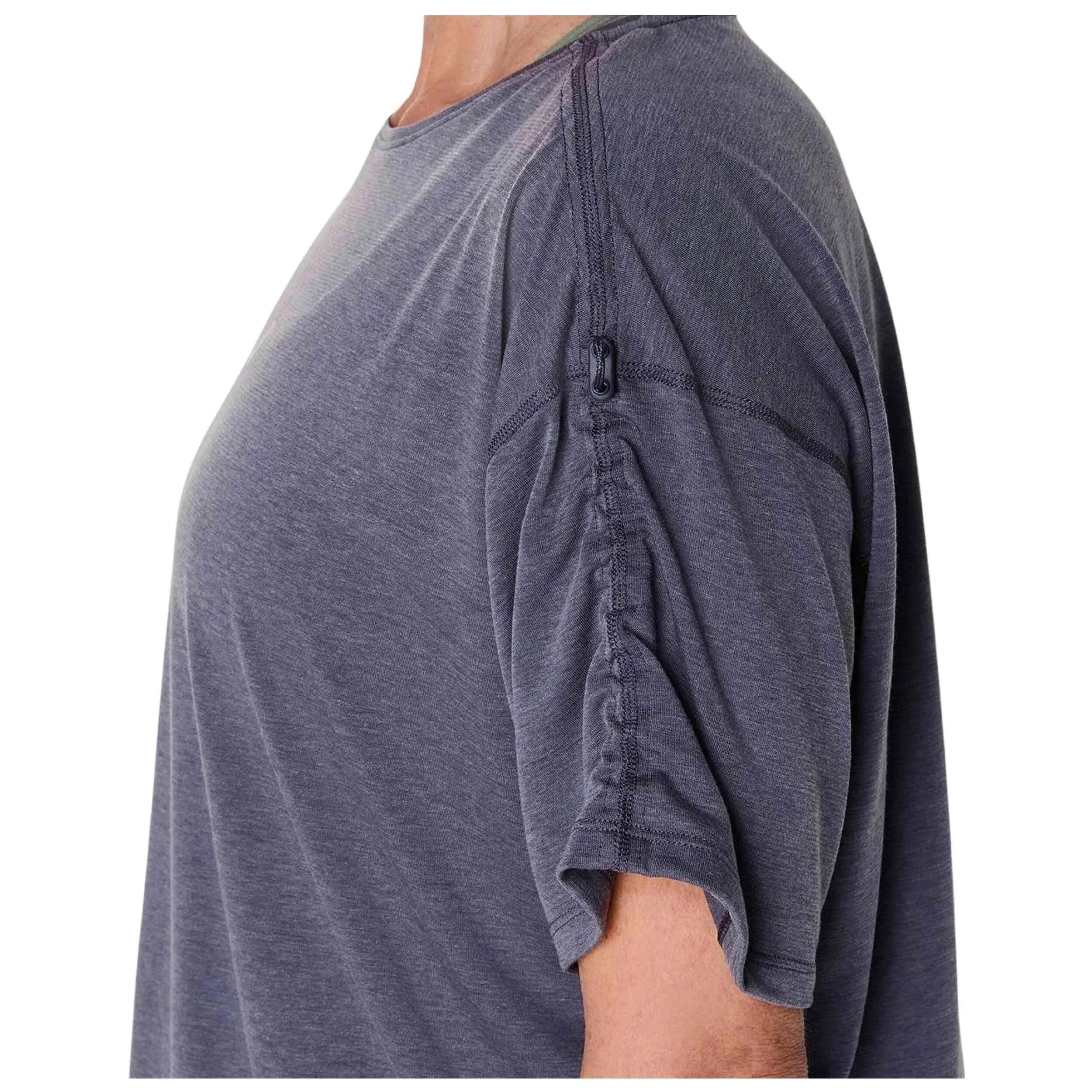 Kurzarmshirt Asics Modell Camiseta ASICS Nagino Run Adjustable manga für frauen 4/5