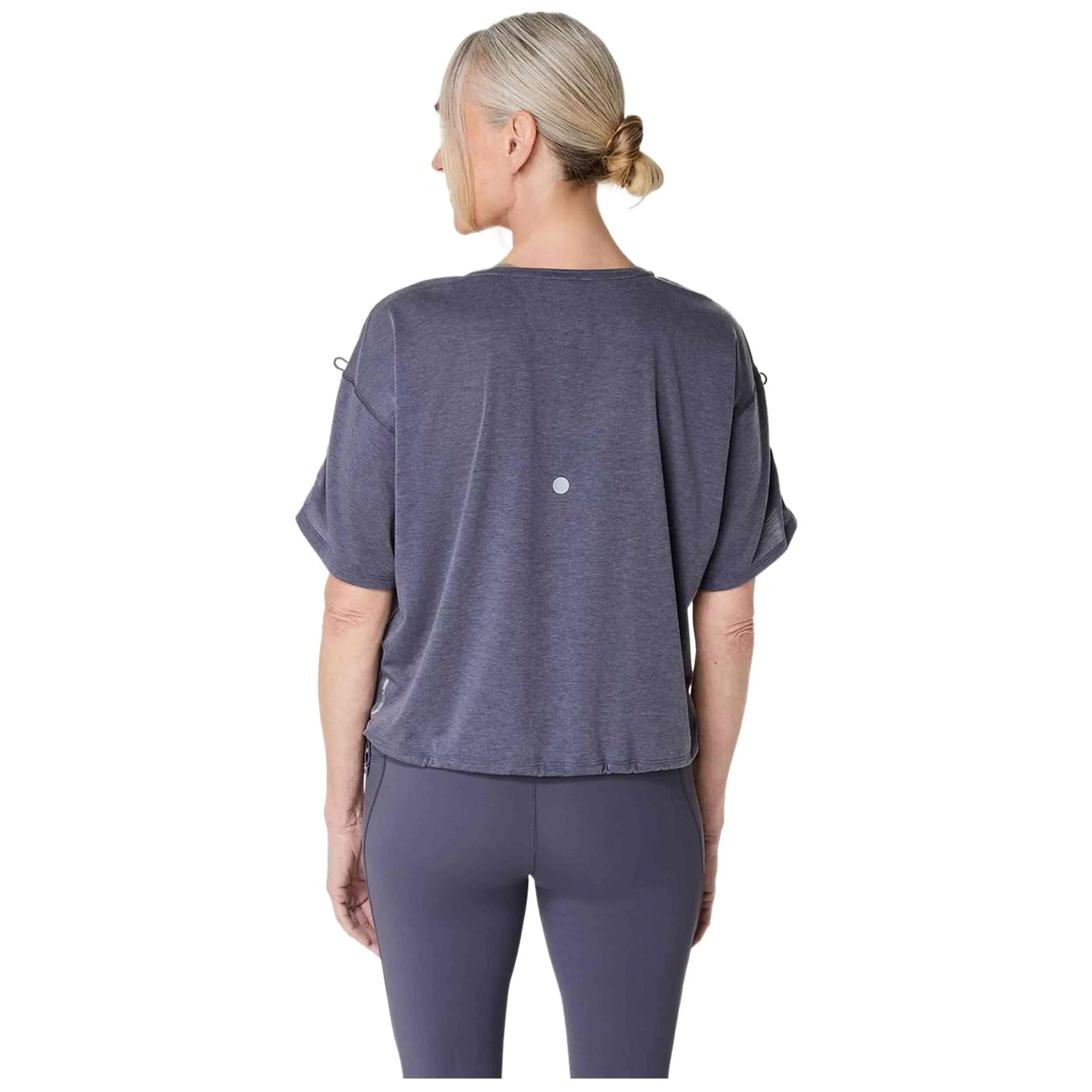 Kurzarmshirt Asics Modell Camiseta ASICS Nagino Run Adjustable manga für frauen 3/5