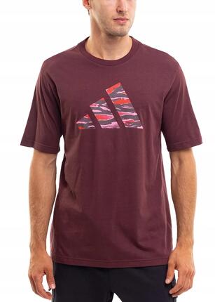 T-shirt homme adidas Codes Camo Graphic bordeaux