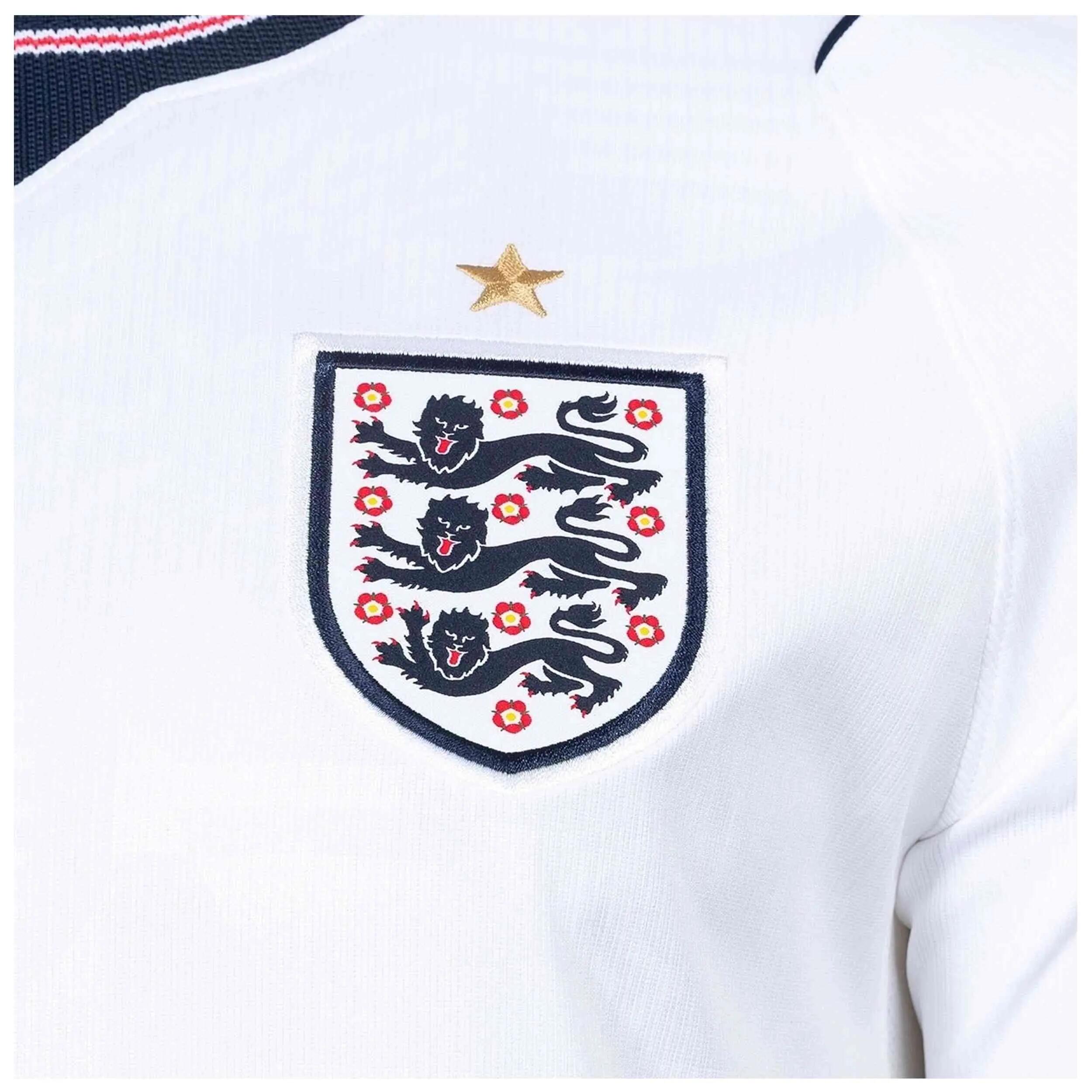 Camiseta oficial de Inglaterra Nike 2026, manga corta, Dri-FIT, blanca 4/5