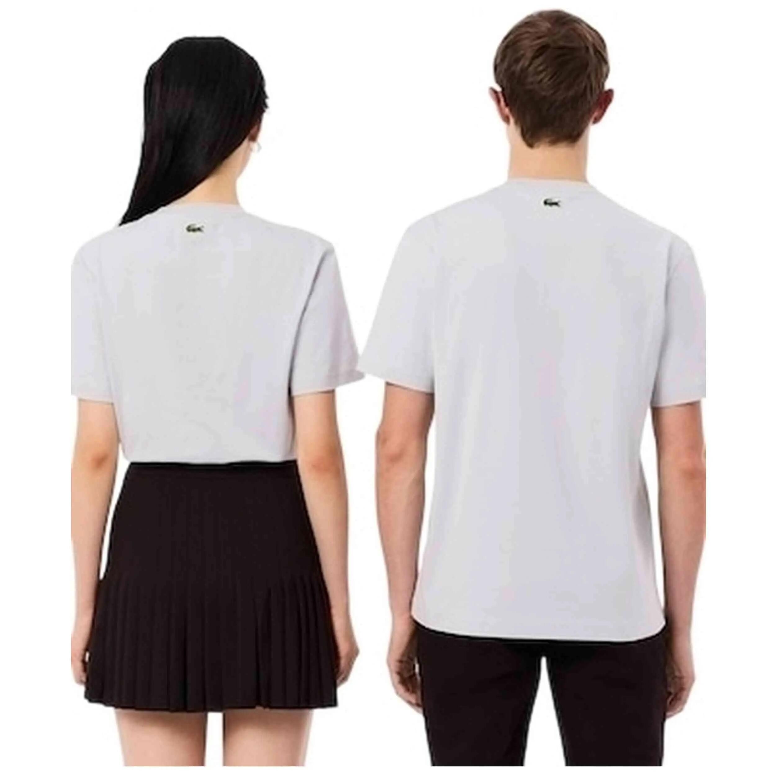 T-shirt Lacoste modelo Camiseta Lacoste Embossed Branding manga cor para unissex 3/5