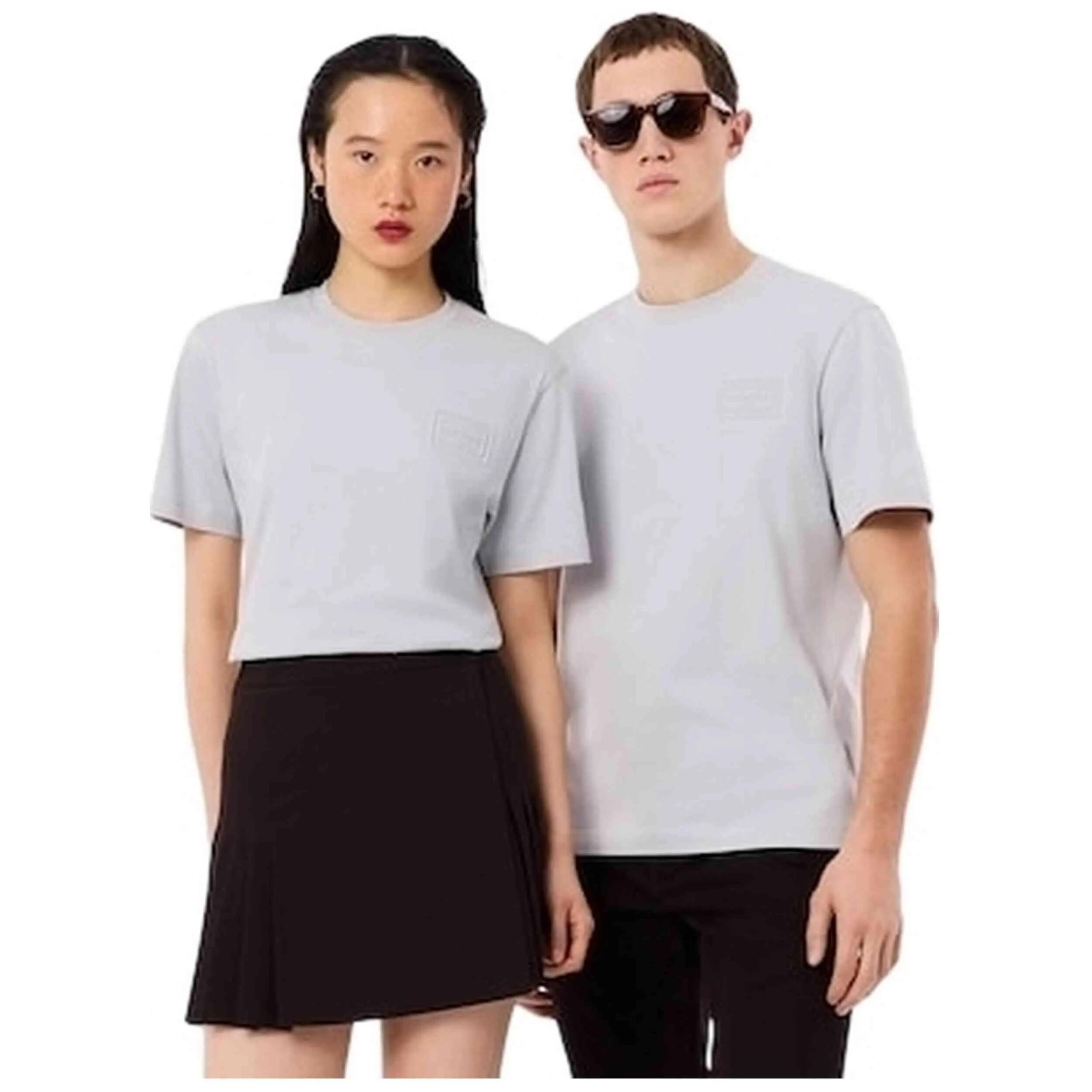T-shirt Lacoste modelo Camiseta Lacoste Embossed Branding manga cor para unissex 2/5