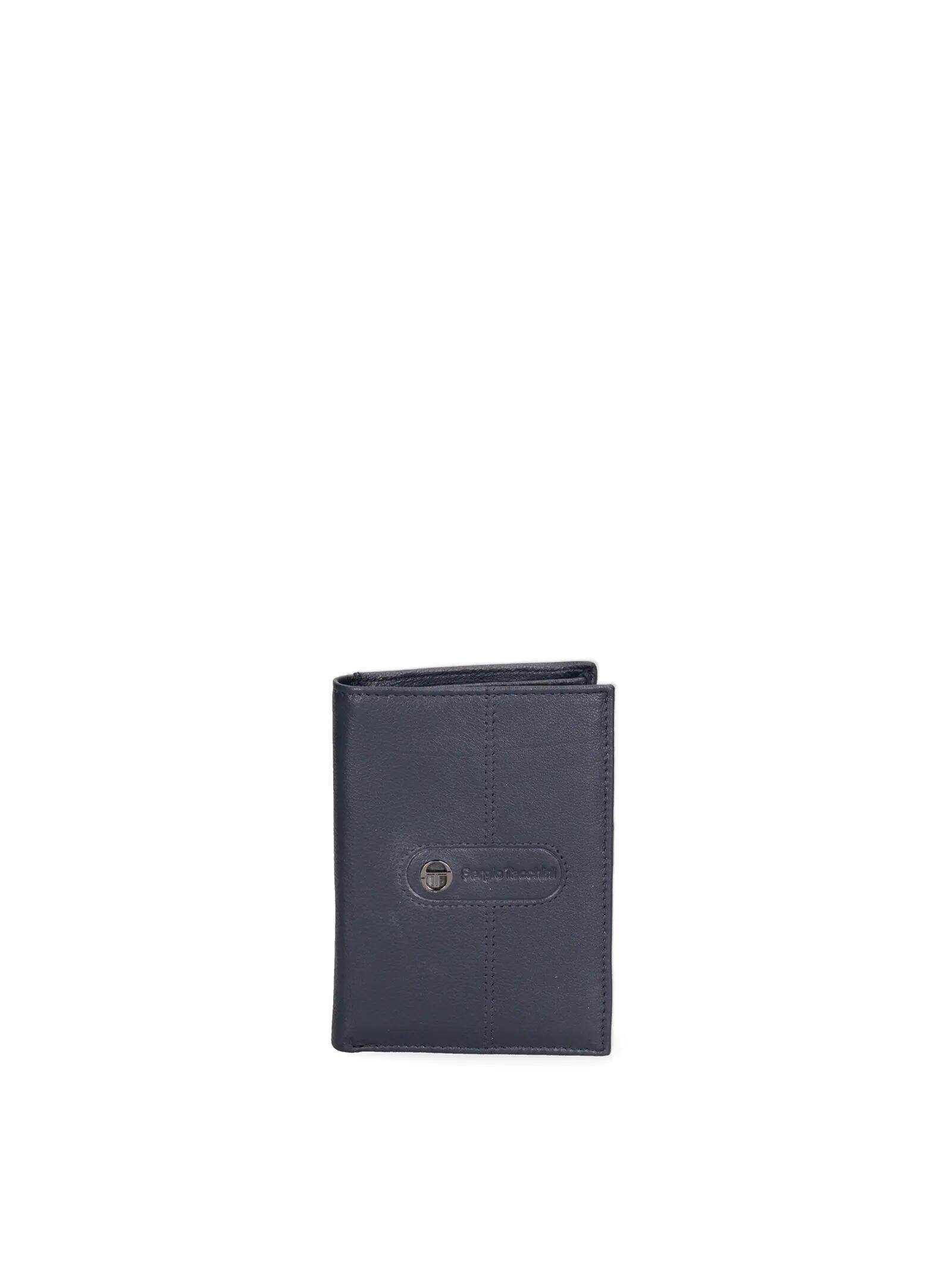 Portofel bărbat Sergio Tacchini piele naturală negru compact