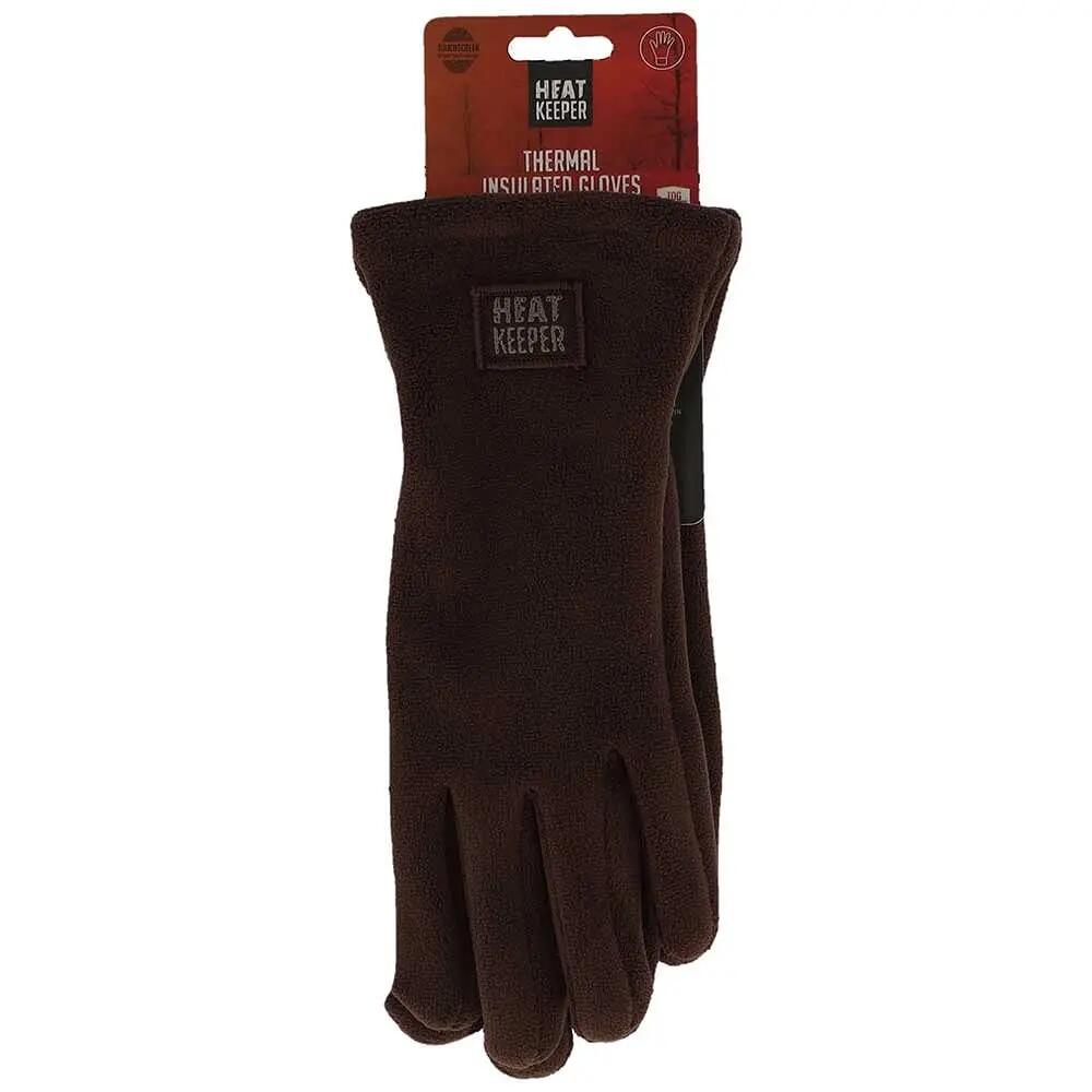 Gants Thermiques Polaire Femme - Marron 4/4