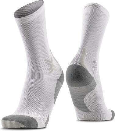 X-Socks Run Discover Crew sokken, wit/grijs