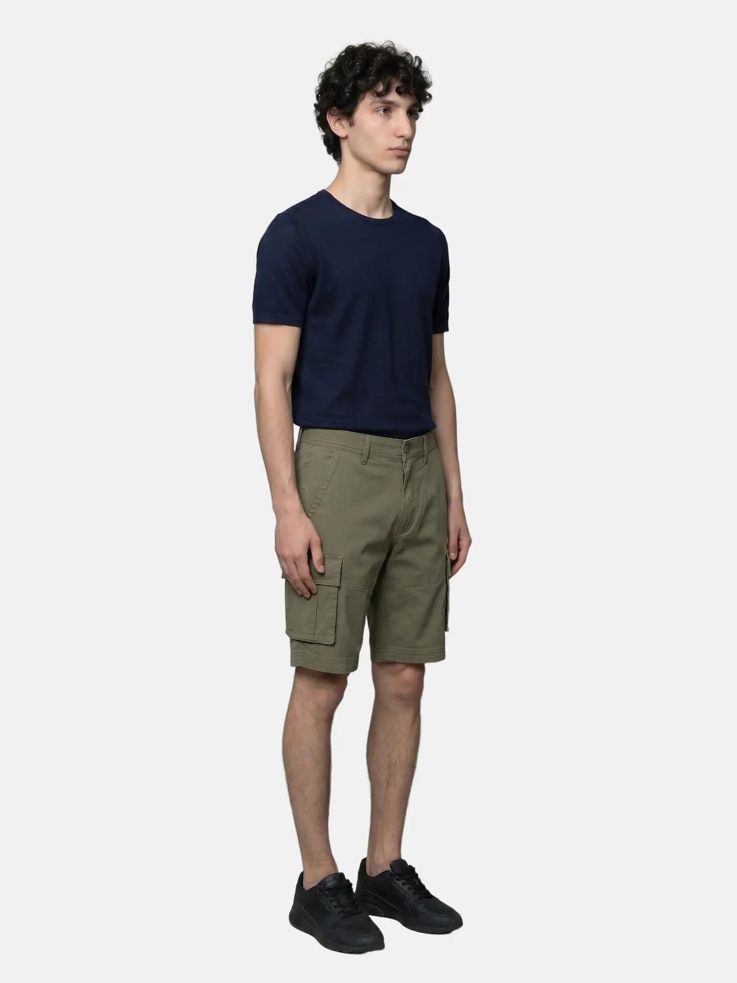 Pantaloni Scurți U.S. Polo Assn. Bărbați Bumbac Elastan Bej