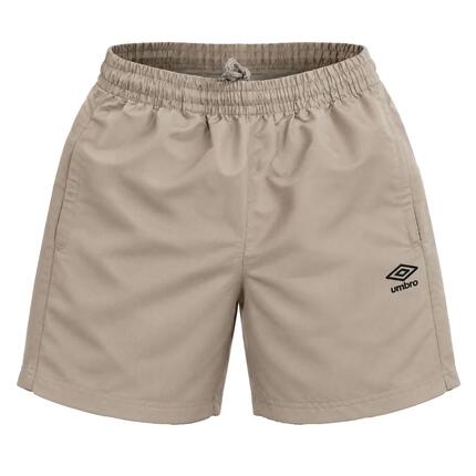 Short de sport homme avec poches zippées et logo thermocollé 484500