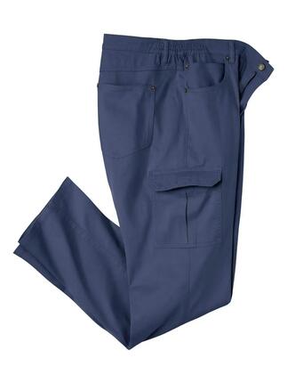 Le Pantalon Cargo à Taille Semi-Élastiquée