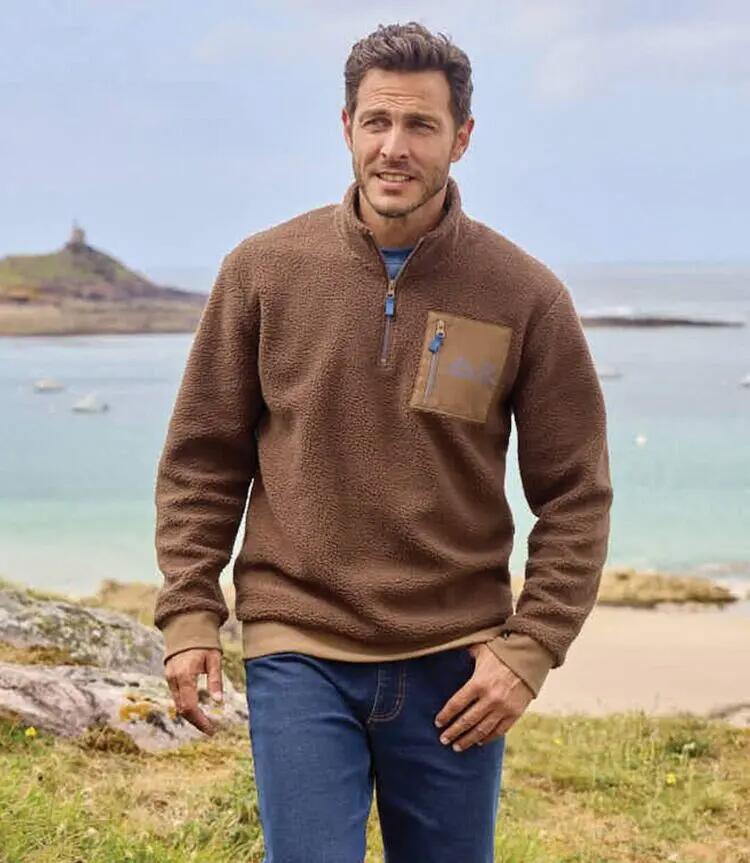 Le Sweat Sherpa à Col Zippé 5/9