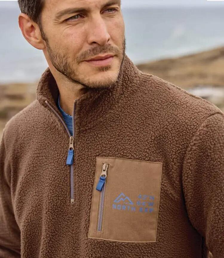Le Sweat Sherpa à Col Zippé 4/9