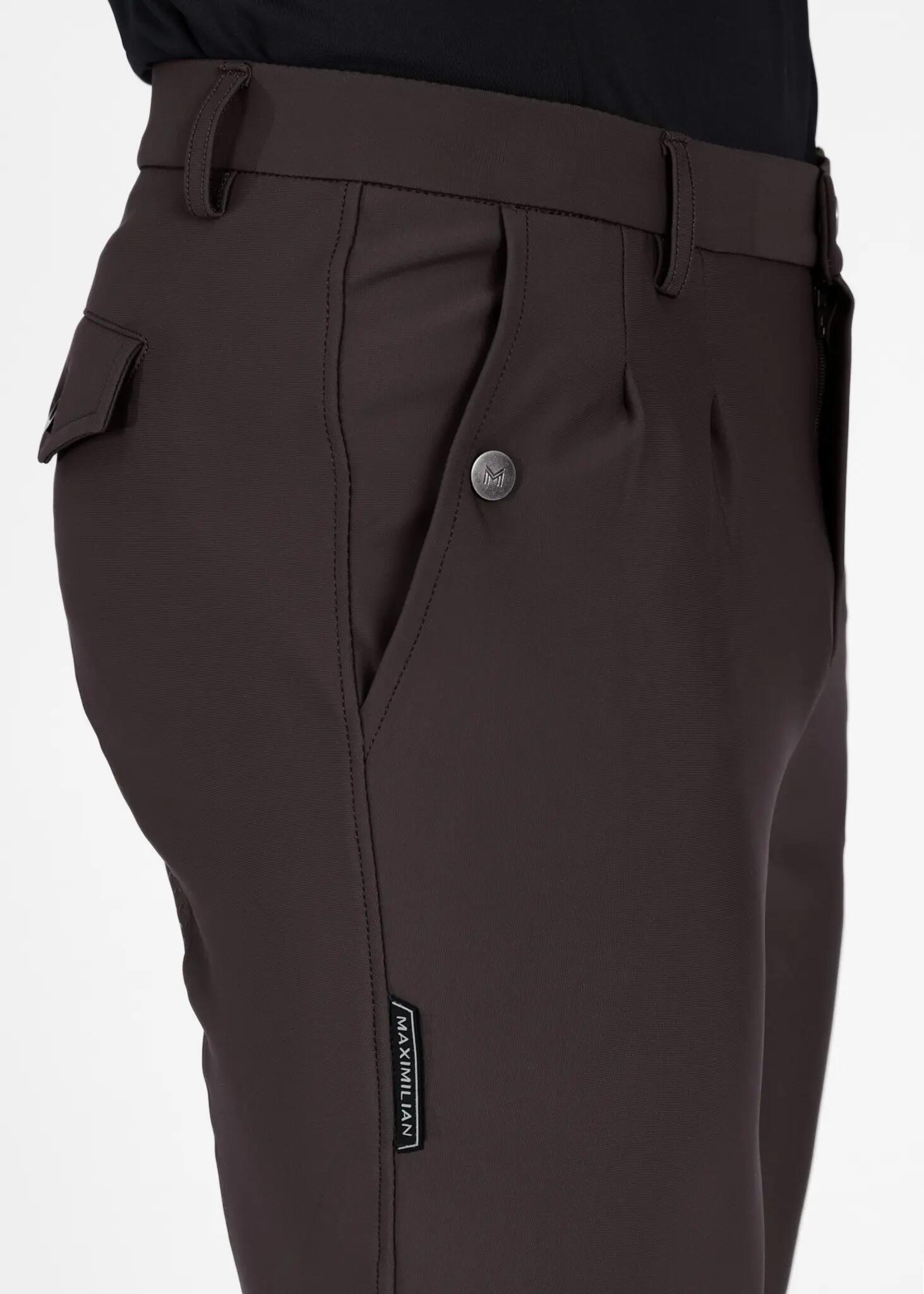 Pantalón Hombre Equitación Maximilian Founder Full Grip Espresso 5/8
