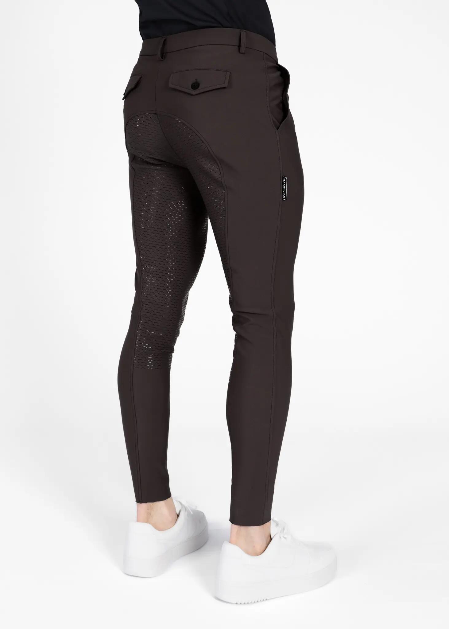 Pantalón Hombre Equitación Maximilian Founder Full Grip Espresso 4/8