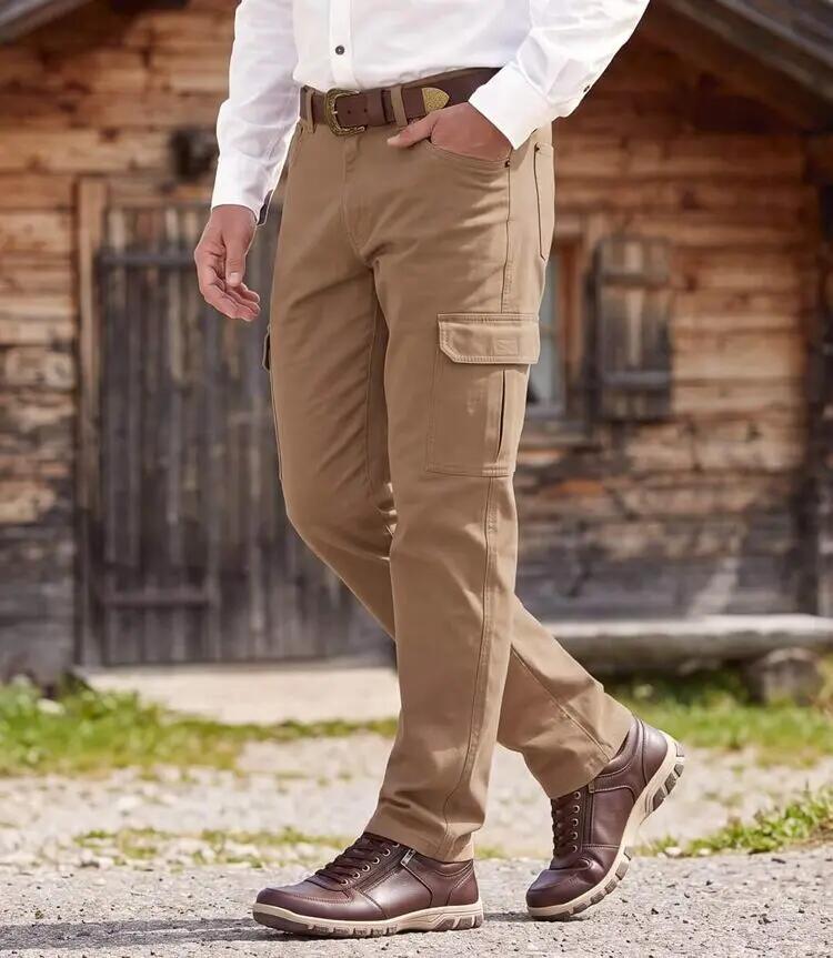 Le Pantalon Cargo à Taille Semi-Élastiquée 2/4