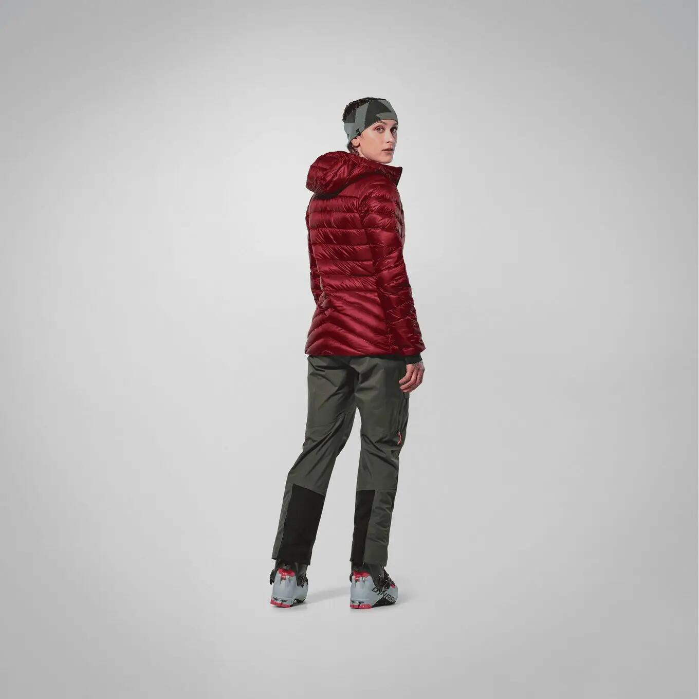 Daunenjacke Salewa Ortles Medium 3 Rds Rot Frau 3/5