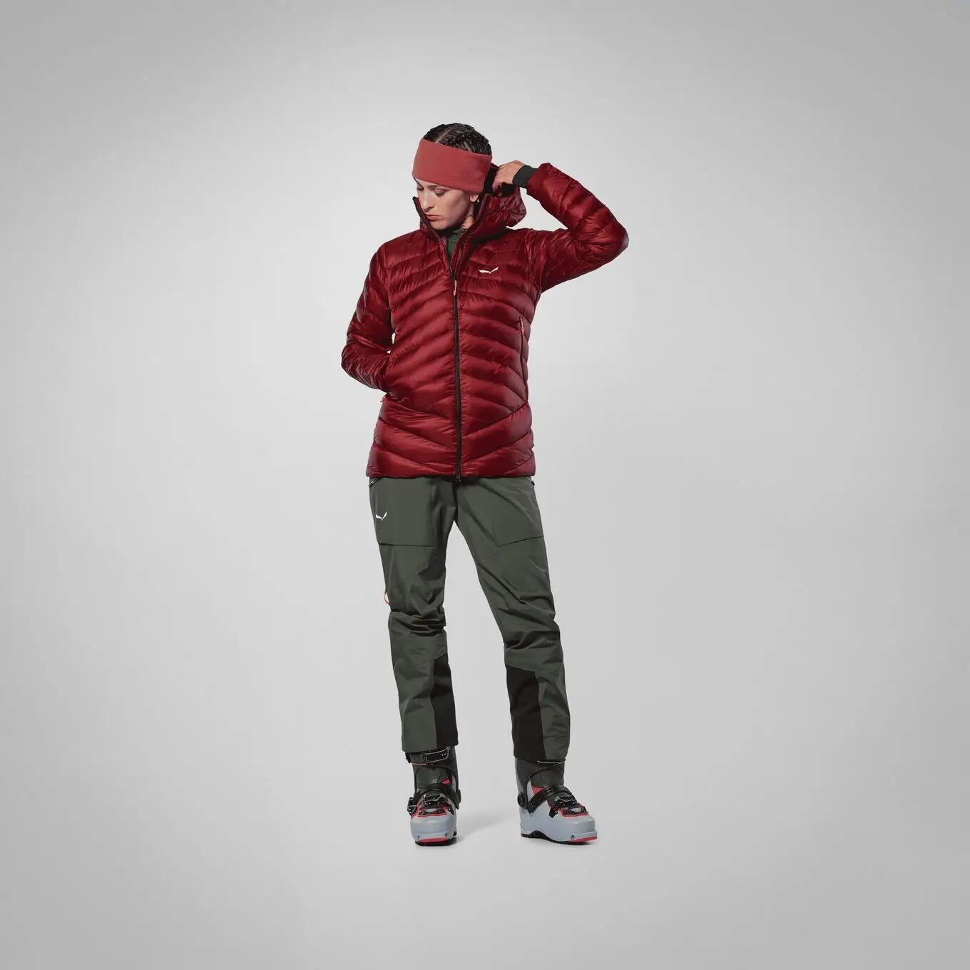 Daunenjacke Salewa Ortles Medium 3 Rds Rot Frau 2/5