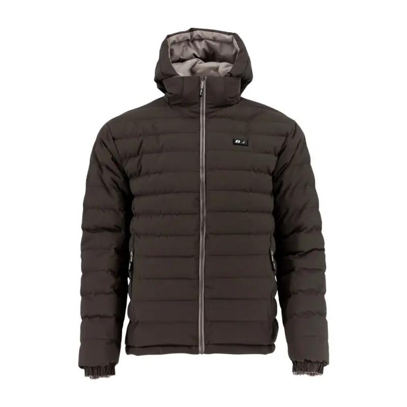 Cazadora hombre reversible calefactable Heat Dipa piedra/nogal 2/4