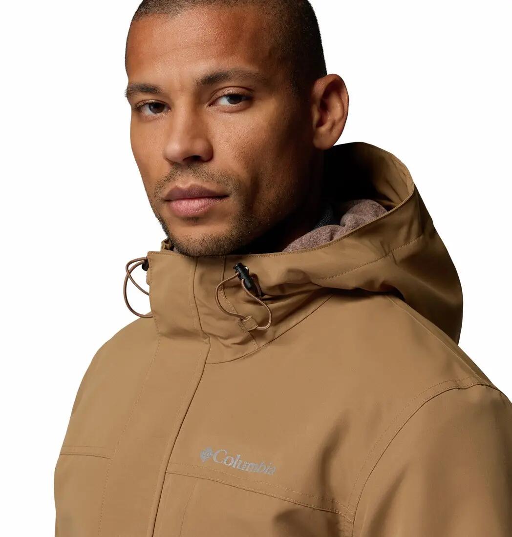 Veste Chaude Randonnée Homme Columbia "Landroamer Fleece Lined Jacket" 2XL Beige 5/7