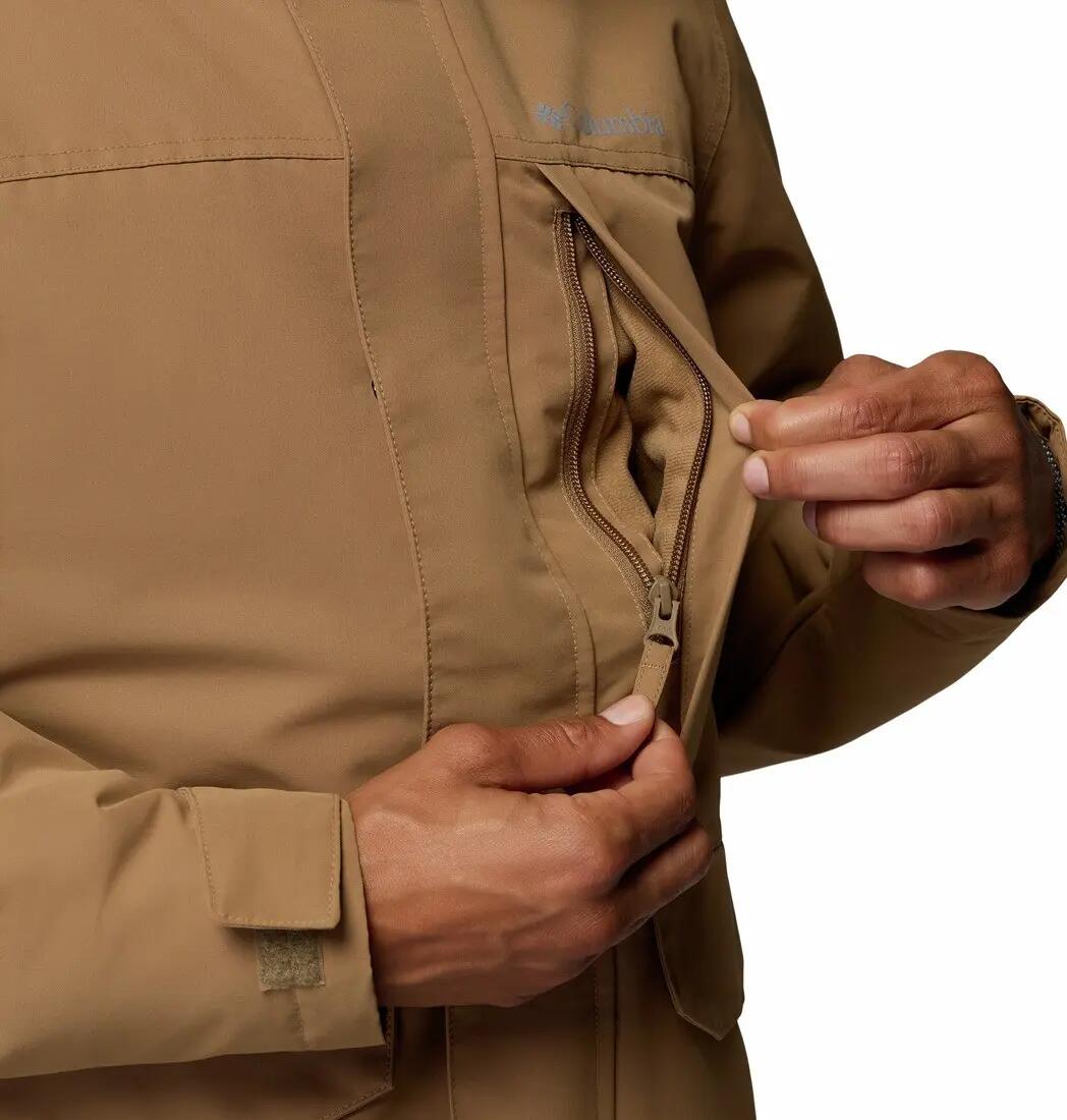 Veste Chaude Randonnée Homme Columbia "Landroamer Fleece Lined Jacket" 2XL Beige 4/7