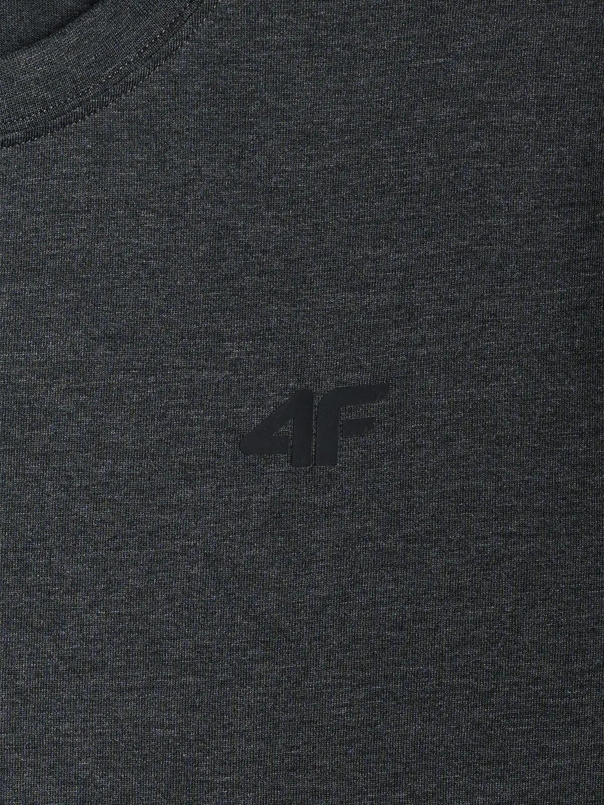 4F T-shirt regular gładki męski 2/6