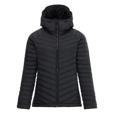 Dames air lite baffled jacket (zwart)