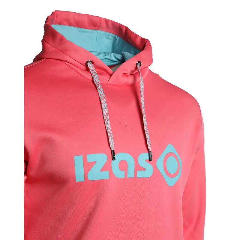 Izas Sudadera de hombre DUERO M V4 con capucha ajustable , logotipo y bolsillo 3/3