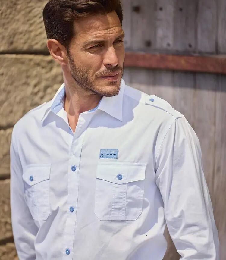 La Chemise Pilote Blanche 3/9