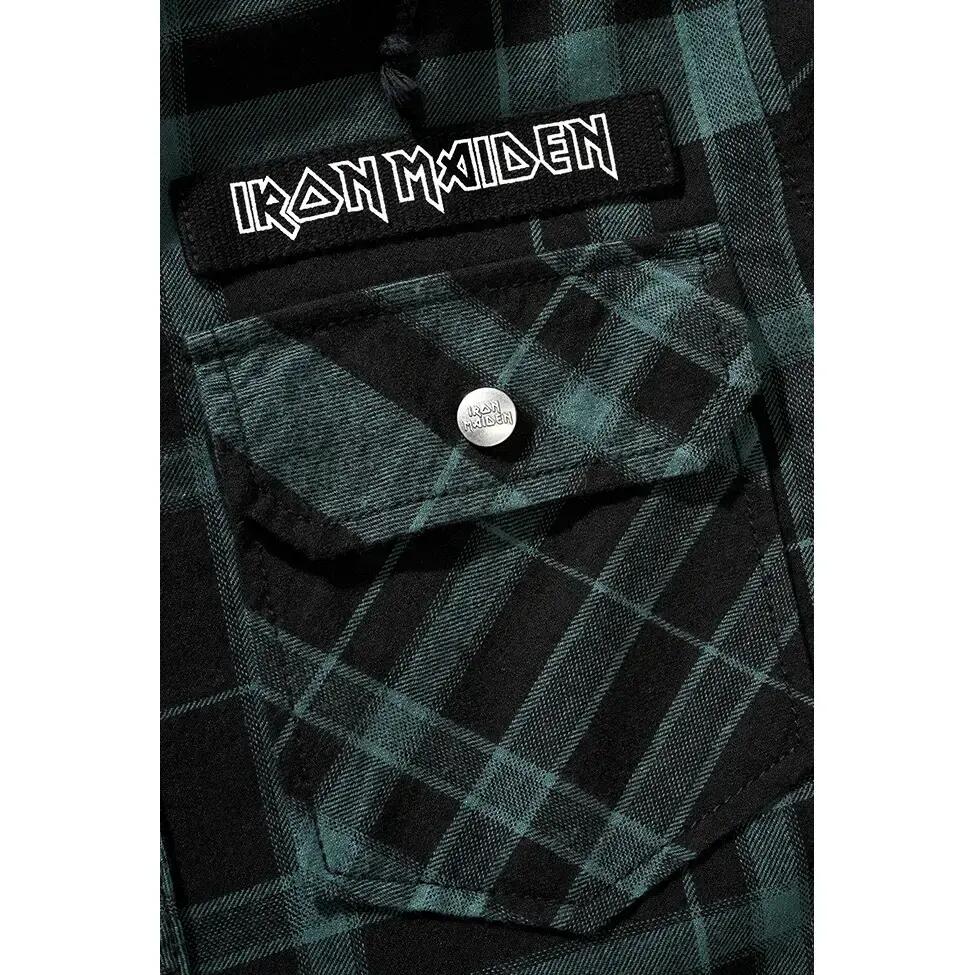 Surchemise carreaux à capuche Brandit Iron Maiden Eddy 4/6