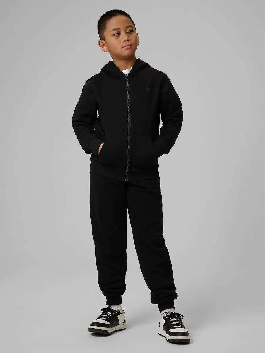 Bluza dresowa regular z kapturem chłopięca 4F 4FJRMM00TSWSM2747 5/7