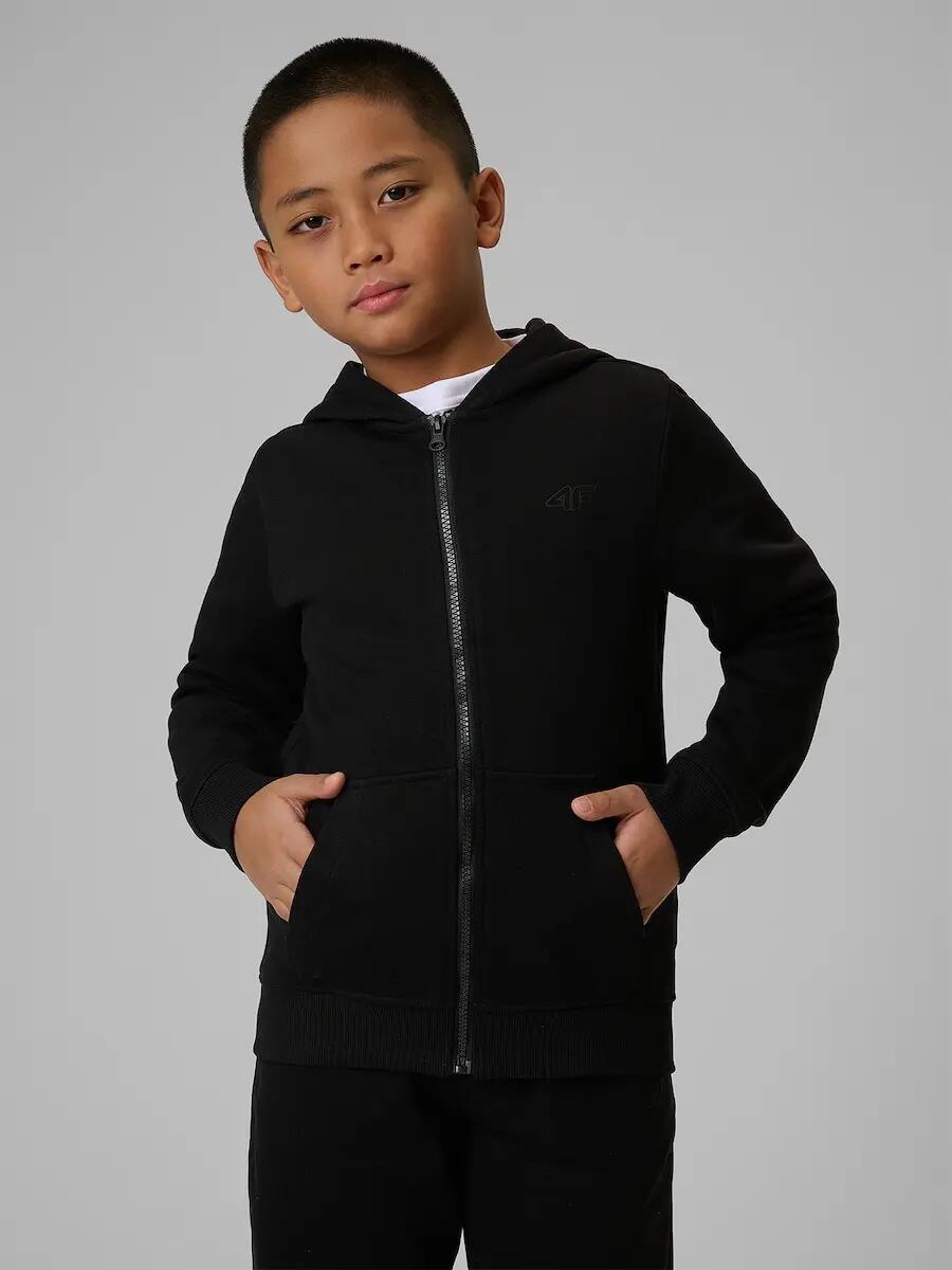 Bluza dresowa regular z kapturem chłopięca 4F 4FJRMM00TSWSM2747 4/7