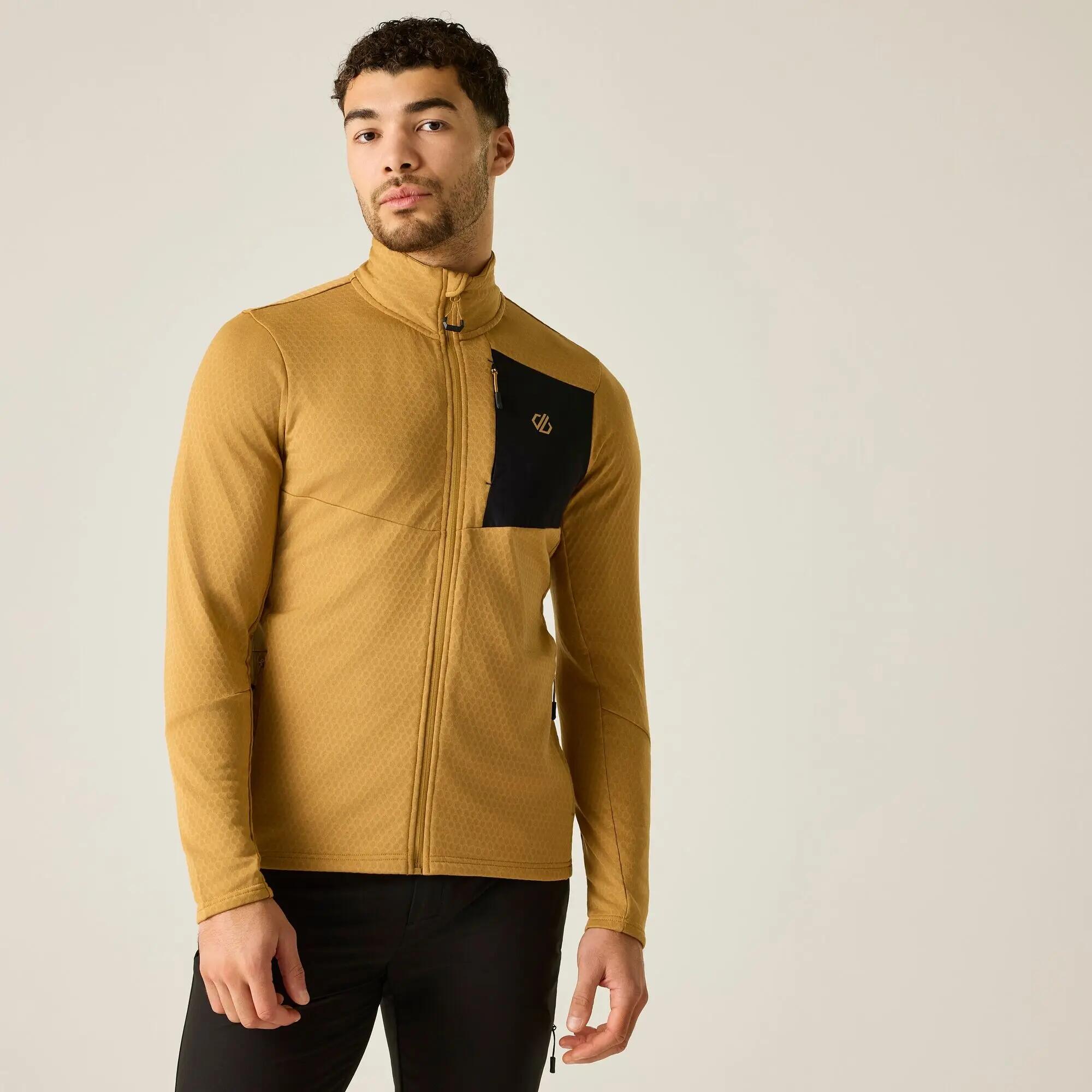 Veste De Sport Extensible À Col Montant VENTURE Homme (Jaune Sombre) 6/7