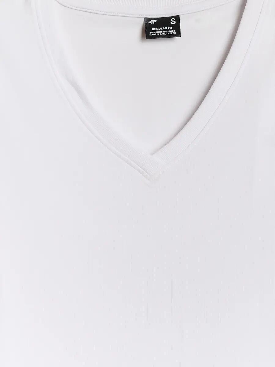 T-shirt regular gładki damski 4F 5/6