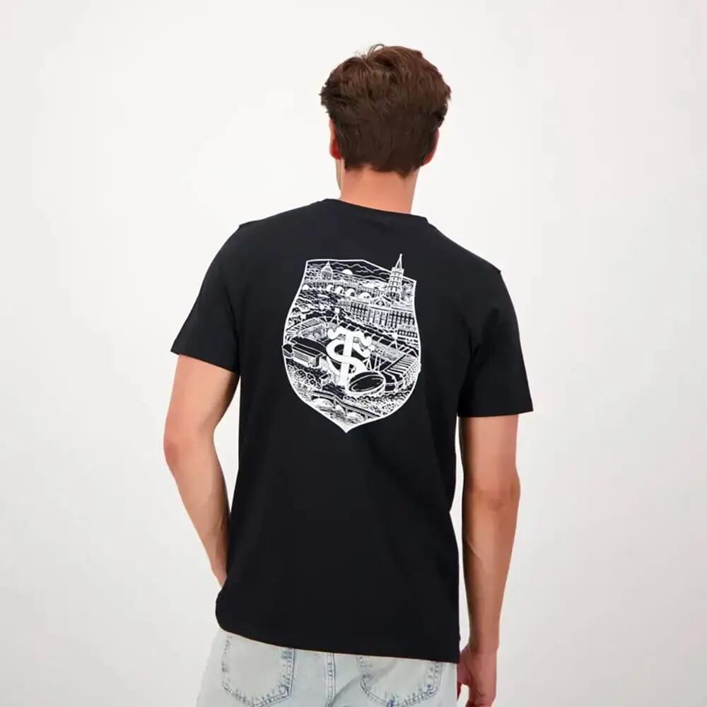 T-shirt nera Town Stade Toulousain Rugby Club da uomo 2/4