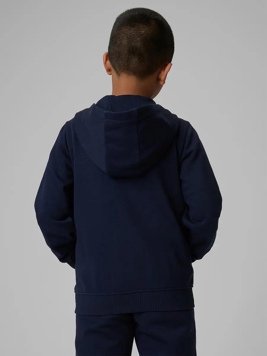 Bluza dresowa regular z kapturem chłopięca 4F 2/7