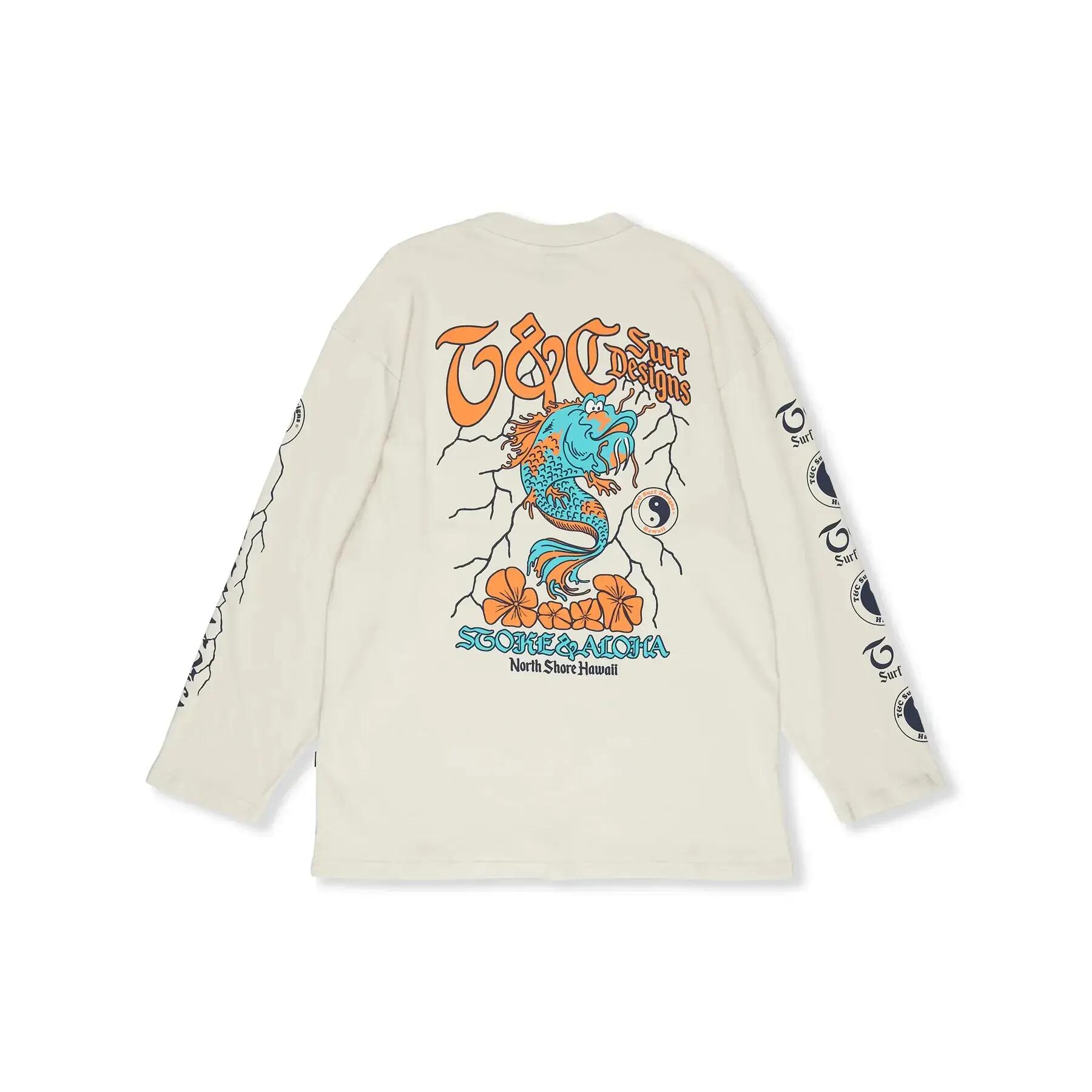 T-shirt à manches longues Town & Country Surf Designs Koï Lightning 2/4