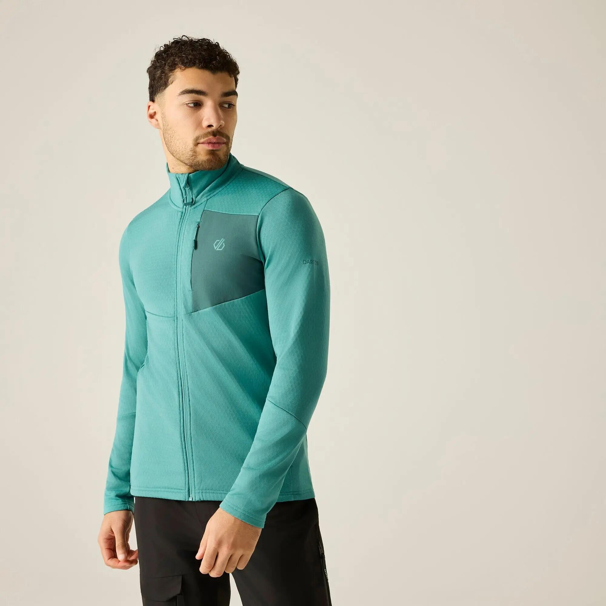 Veste De Sport Extensible À Col Montant VENTURE Homme (Vert Sarcelle) 6/7