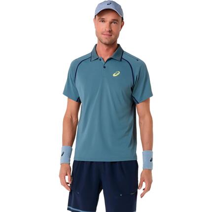 Herren - Tennis - Poloshirt - Kurzarm, Rundhalsausschnitt - MATCH - Denimblau