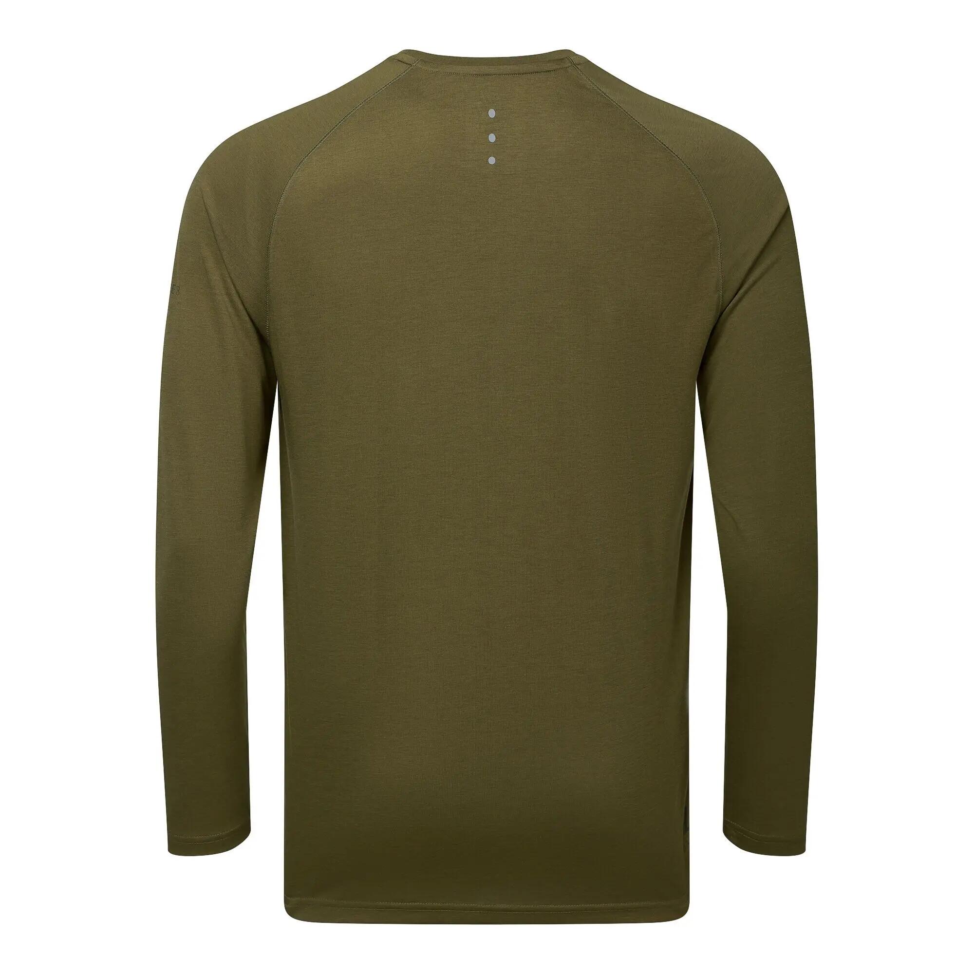 Camiseta Agile de Manga Larga para Hombre Oliva Martini 2/3